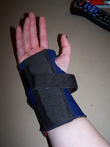 Wrist Brace by lesleyhyphenanne